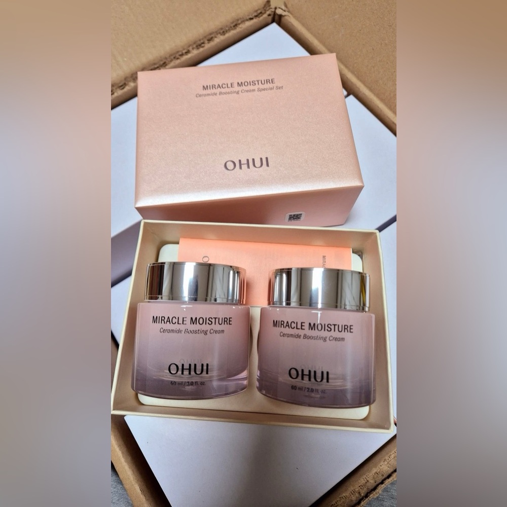 OHUI Miracle Moisture CERAMIDE BOOSTING CREAM Special Set O HUI